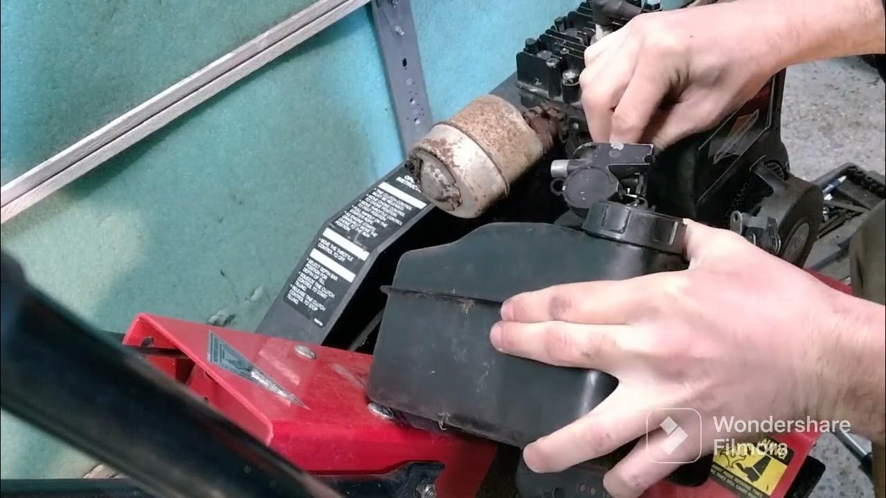 how to take a carburetor off and put a new one on lazyboy fronttine