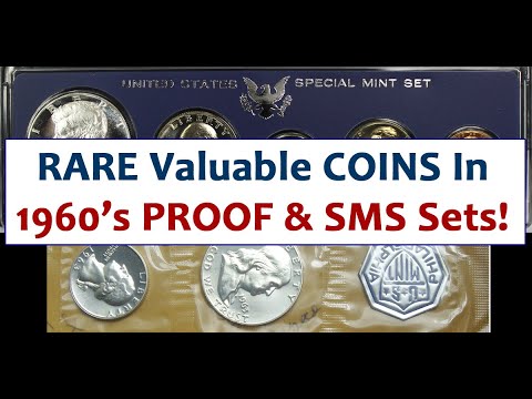 RARE Valuable COINS To Find In 1959 To 1969 Proof And SMS Sets