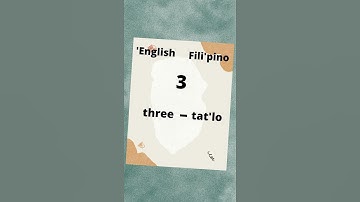 #Practice #Speaking #Listening & #Reading in #Filipino or Tagalog #NUMBERS from 1-10 #Shorts