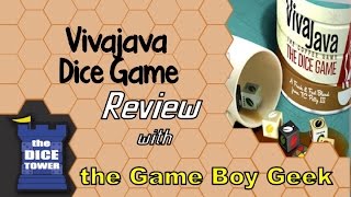 Vivajava Dice Game Review - with the Game Boy Geek