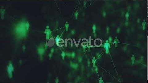 Network Connection People 4k | Motion Graphics - Envato elements