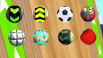 🔥 Going Balls VS Rolling Balls VS Blast Balls  Electrifying SpeedRun Gameplay Race 250