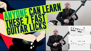 7 Easy Guitar Speed Licks Using Only 2 Strings