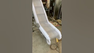 Big angle slope elevator feeding machine food grade bucket feeding lifting Z type machine