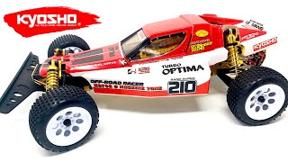 Vintage RERE RC Cars Have Never Been This Good.  Kyosho Optima Turbo RC Car Body Painting.