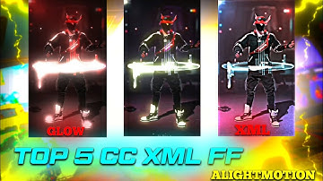TOP 5 HD QUALITY CC ALIGHTMOTION FF XML || NEW TREND FF 💥 4K QUALITY CC XML - PACK || #xml