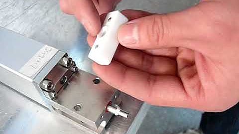 YAG laser welding machine, change YAG lamps video