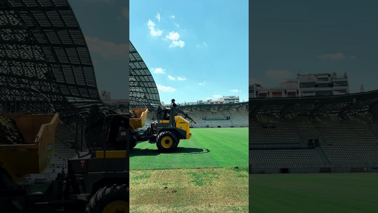 Nouvelle pelouse pour une nouvelle saison à Jean Bouin ! 🆕😍