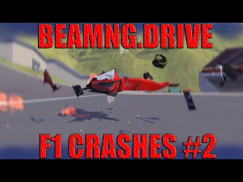 BeamNG.Drive - F1 CRASH COMPILATION #2