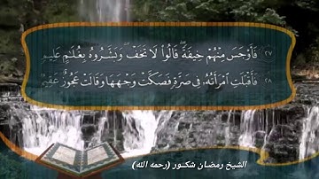 الشيخ رمضـان شكــور (رحمه الله) | تلاوة لــسورة الذاريـات | جودة عالية ᴴᴰ
