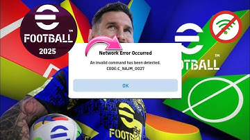 How to fix Network Error Occurred - An Invalid command has been detected - Codec: C_NAJM_0027