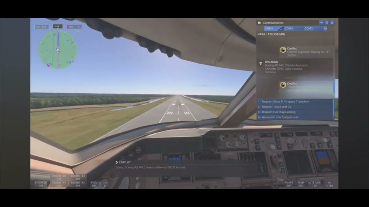 Microsoft Flight Simulator 2025 landing 