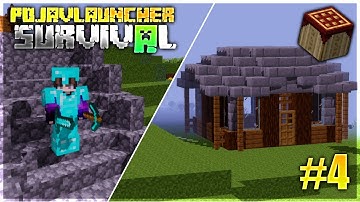 Finally I Made Diamond Armor & Enchantment Room In Pojavlauncher Survival Series | Android Java | #4