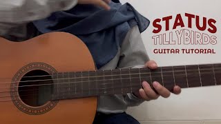 แค่พี่น้อง (Status) - Tilly Birds Guitar Tutorial