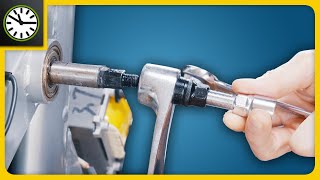 Fahrradkurbel Wechseln Mit Einem Kurbelabzieher