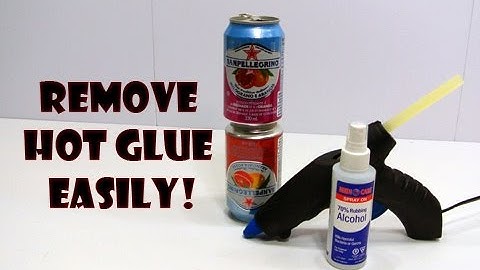 How to Remove Hot Glue Easily - Life Hack
