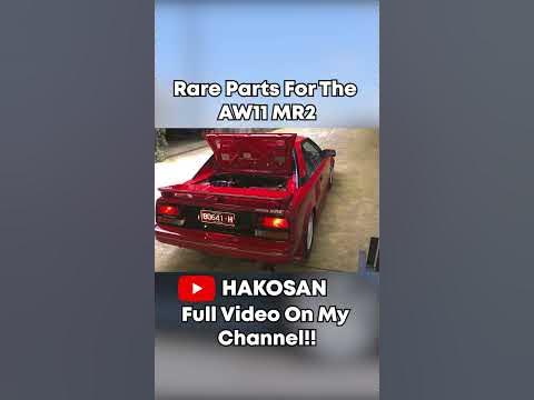 Rarest Parts For The AW11 MR2 #toyota #mr2 #4age #sw20 #aw11 #zzw30 #