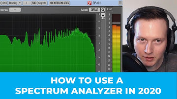 2020 How to Mix with Voxengo SPAN FREE Spectrum Analyzer [New Video]