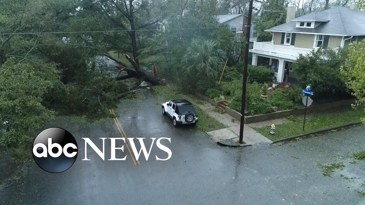⁣NC city hit hard by Hurricane Florence
