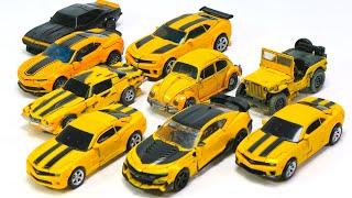Transformers Movie 1 2 3 4 5 6bumblebee Deluxe Class Camaro Beetle Jeep Bumblebee 9 Car Robot Toys