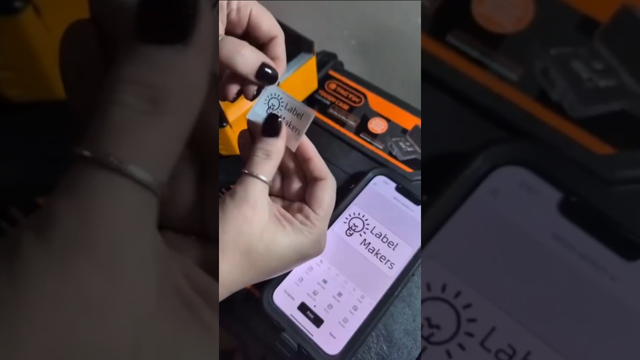 ⚡ Pro-Level Labeling on Job Sites! | Makeid P31S Industrial Label Maker 🔧 #shorts #gadgets