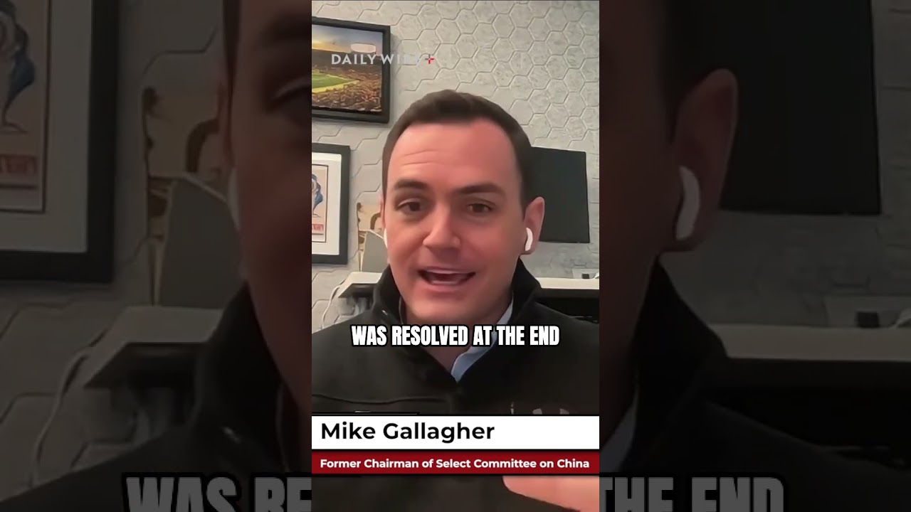 Mike Gallagher says Trump deserves credit for this