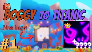 DOGGY ➡ TITANIC #1 (With ´s help)  Pet Simulator 99 Roblox