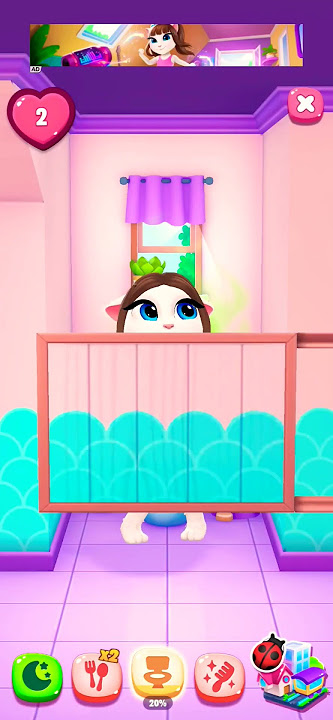 My Talking Angela Toilet Fun 🙊🙊🙊🙊🙊#shorts #youtubeshorts #talkingangela #tom2 #funnyshorts #viral 🥳🥳