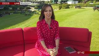 Sally Nugent | Thin Pink Dress (Windy)