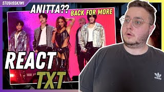 REACT BACK FOR MORE - TXT Feat ANITTA | REAGINDO A APRESENTAÇÃO NO VMA