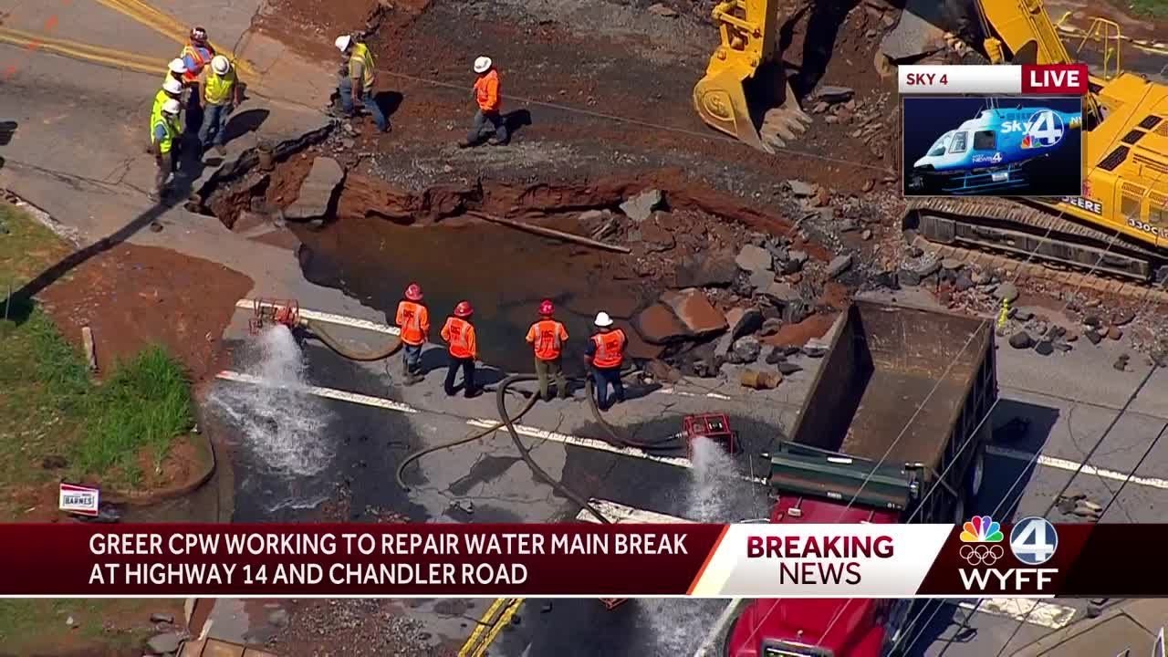 Boil water advisory issued after water main break in Greer, South ...