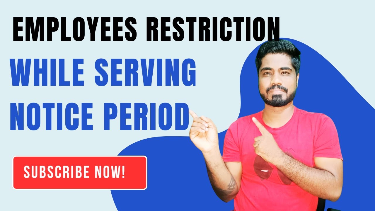 Employees restriction while serving notice period @Ajayhr_01 #interview ...