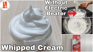 How to Whip Cream Without Electric |Homemade Whipping Whipping Cream@KSquareKitchen - YouTube