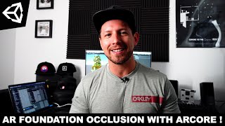 Unity AR Foundation AR Occlusion AR Core Depth API 