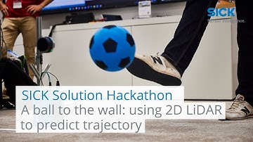 A ball to the wall: using 2D LiDAR to predict trajectory - SICK Solution Hackathon 2022