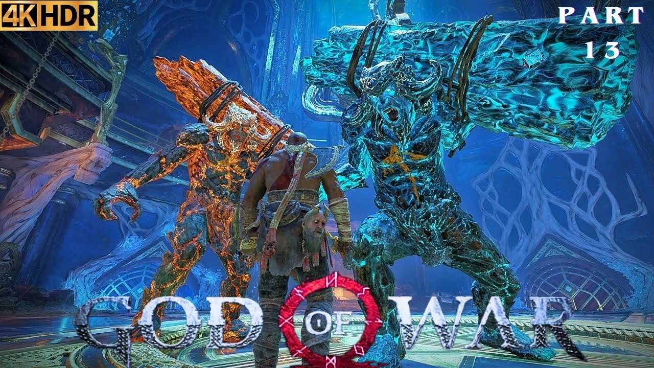 GOD OF WAR : KRATOS BEAT GRENDEL OF ASHES AND FROST 4K HDR WALKTHROUGH
