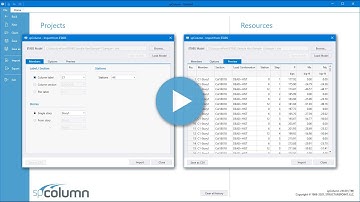 spColumn Import Load Data From ETABS Models