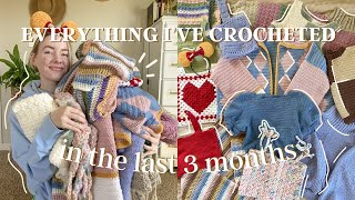 EVERYTHING I crocheted in the last 3 months TRY-ON | January-March | Hayhay Crochet