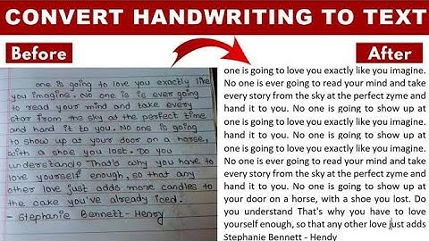 OMG 🔥 Best Trick to Handwriting to Text Converter | How To Copy Text From Handwriting Image |
