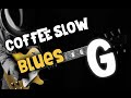 Blues backing track jam  ice b  coffee slow blues in g