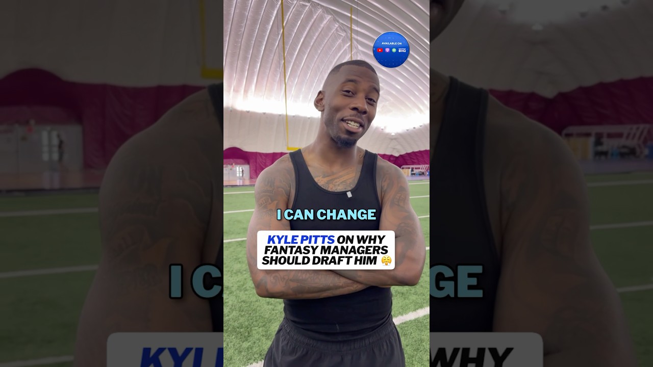 “Be optimistic!” -Kyle Pitts 😅 #nfl #football #fantasyfootball