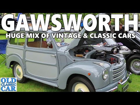 The epic GAWSWORTH HALL classic car show, May 2024