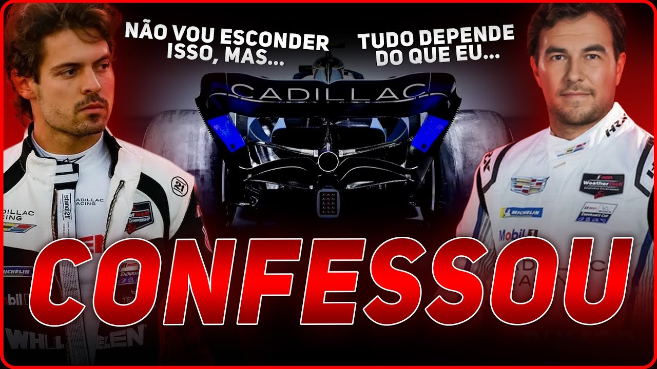 REVELAÇÃO de Drugovich EXPÕE REALIDADE do Brasil na Cadillac com Perez podendo ROUBAR a VAGA na F1