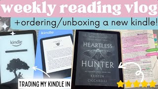 READING VLOG: READ WITH ME, TRADE-IN MY KINDLE AND UNBOX A NEW ONE! #reading #vlog #booktube #kindle