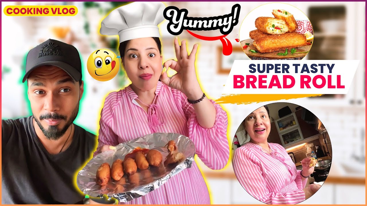 SCHEZWAN BREAD ROLL by Cook SAMBHAVNA | Perfect Snack for RAINS😊
