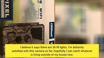 User Review: Campark WiFi Bluetooth Trail Camera 20MP 1296P Game Hunting Camera with 940nm IR L...