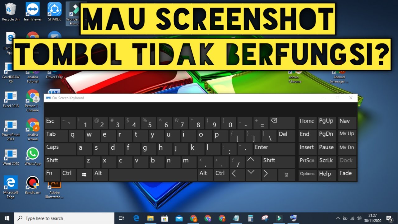 Cara Screenshot Tanpa Tekan Tombol Keyboard Di Laptop YouTube