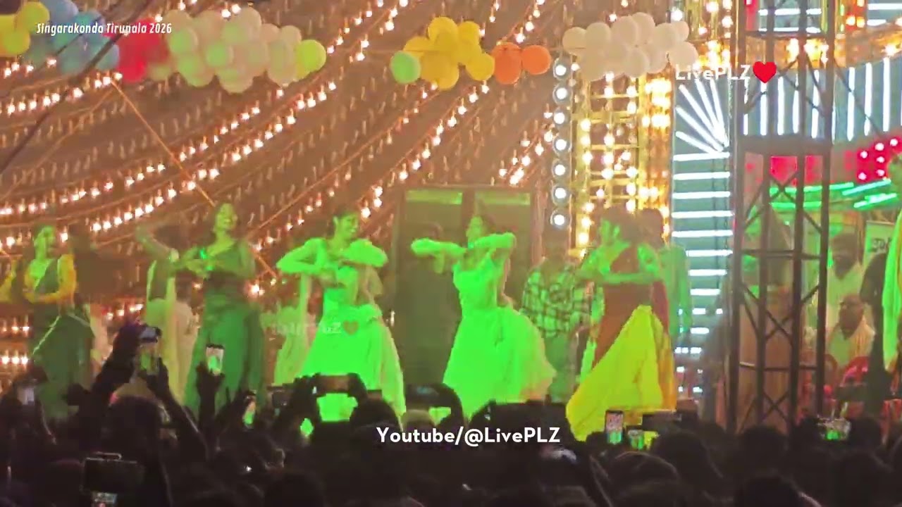 2026 Singarakonda Tirunala dance performance by Rock star events ongole 