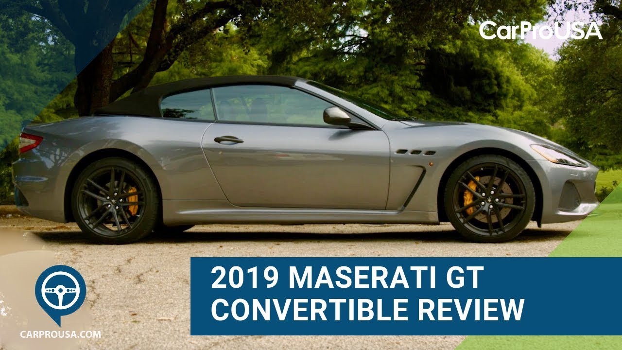 2019 Maserati Granturismo Convertible Review Youtube