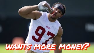 Is 49ers Defensive End Nick Bosa Suddenly Holding In?
